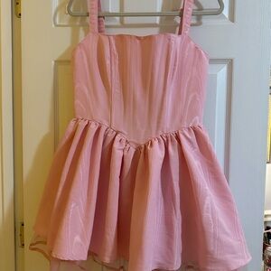 Sugar Thrillz Dolls Kill Magic Moves Light Pink Corset Dress XL